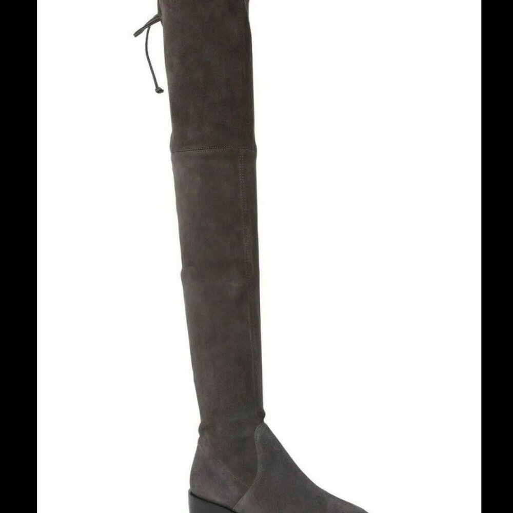 Stuart Weitzman Jocey City Over The Knee Boot New In Box SLATE Size 8.5